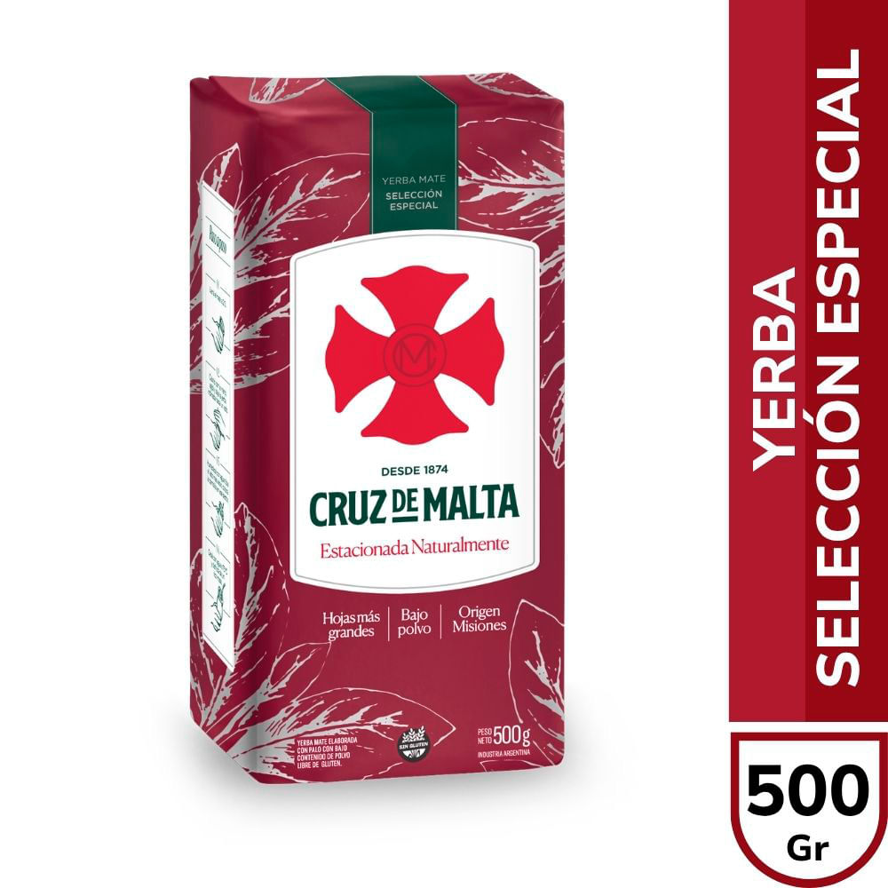 Yerba Mate Seleccion Especial Cruz De Malta 500 Gr