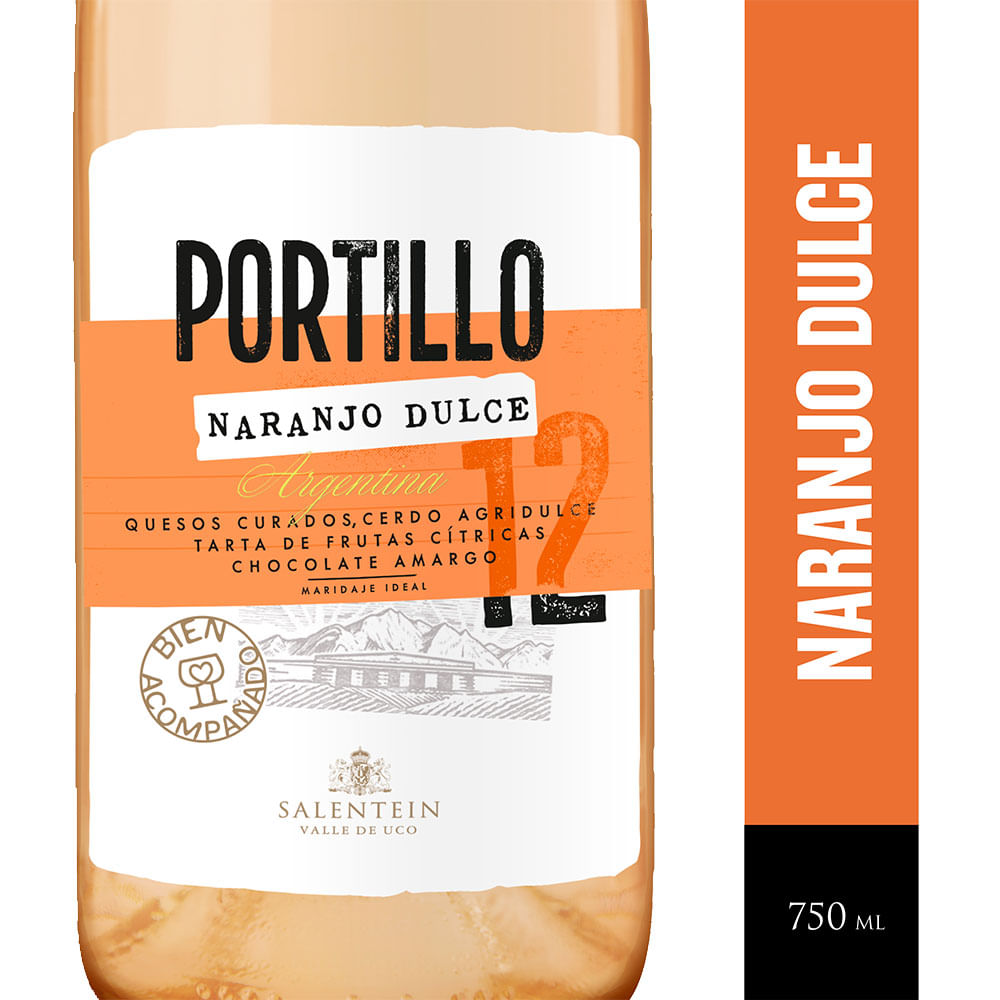 Vino Portillo Naranjo Dulce 750ml