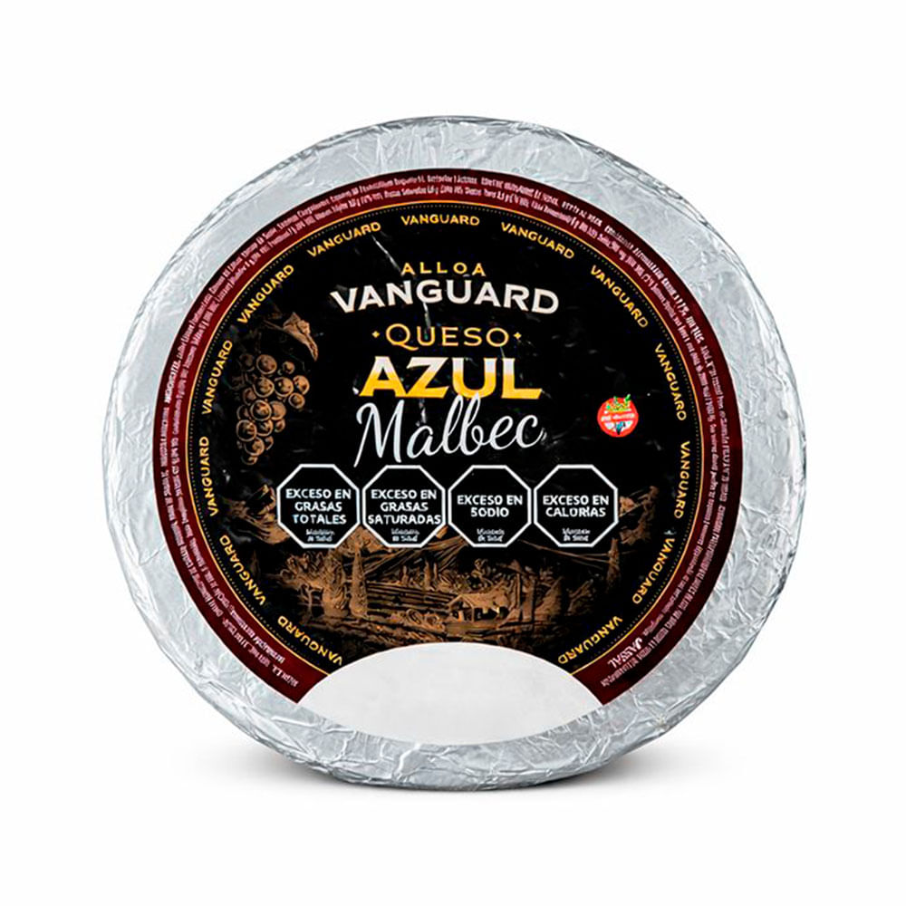 Queso Azul Maduro Tierno Sabor Malbec Alloa Vanguard
