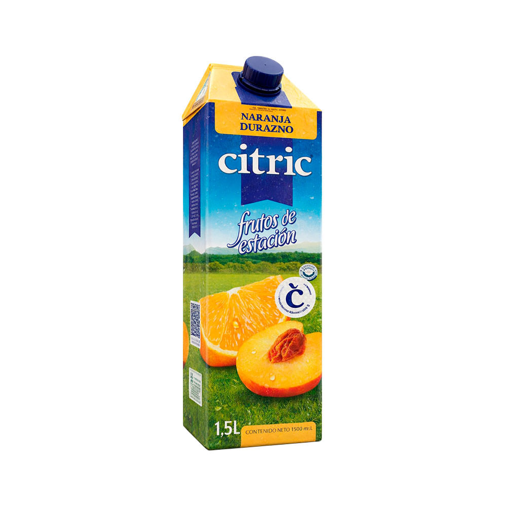 Jugo Fresco Sabor Naranja y Durazno 1,5 Lts Citric