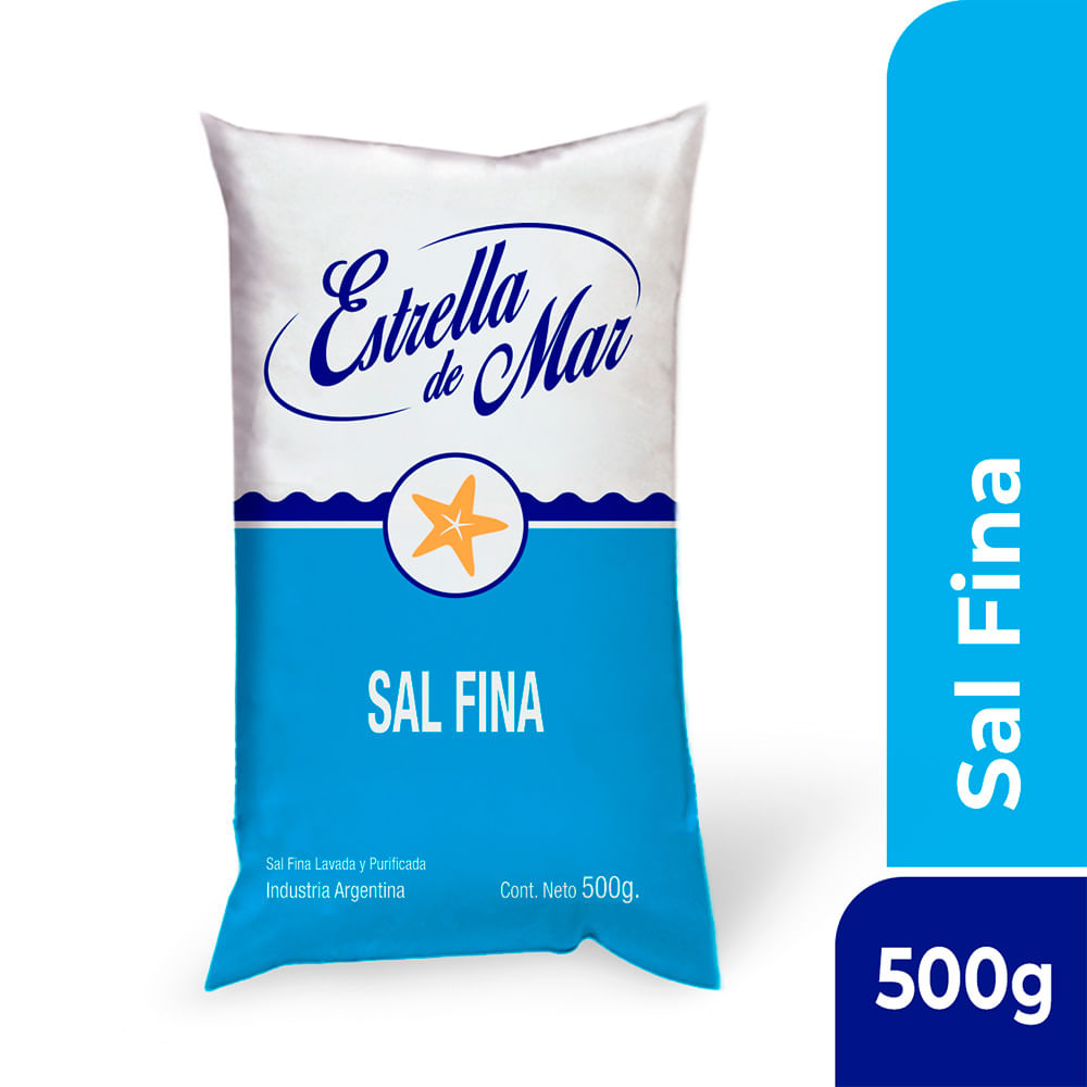 Sal Fina 500 Grs Dos Estrellas