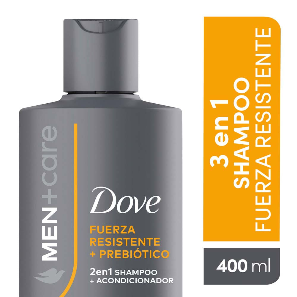 Shampoo 2 en 1 Fuerza Extrema 400 Ml Dove