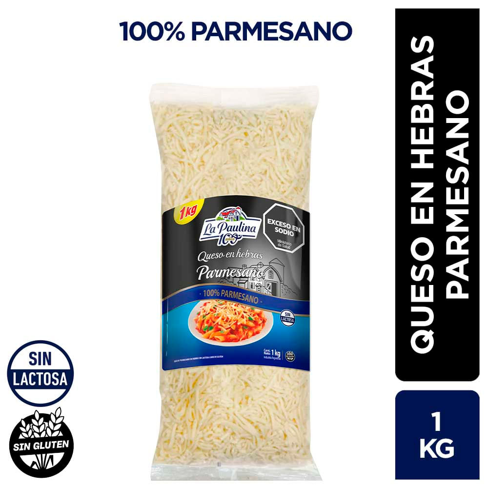Queso Parmesano Rallado x 1 Kg La Paulina