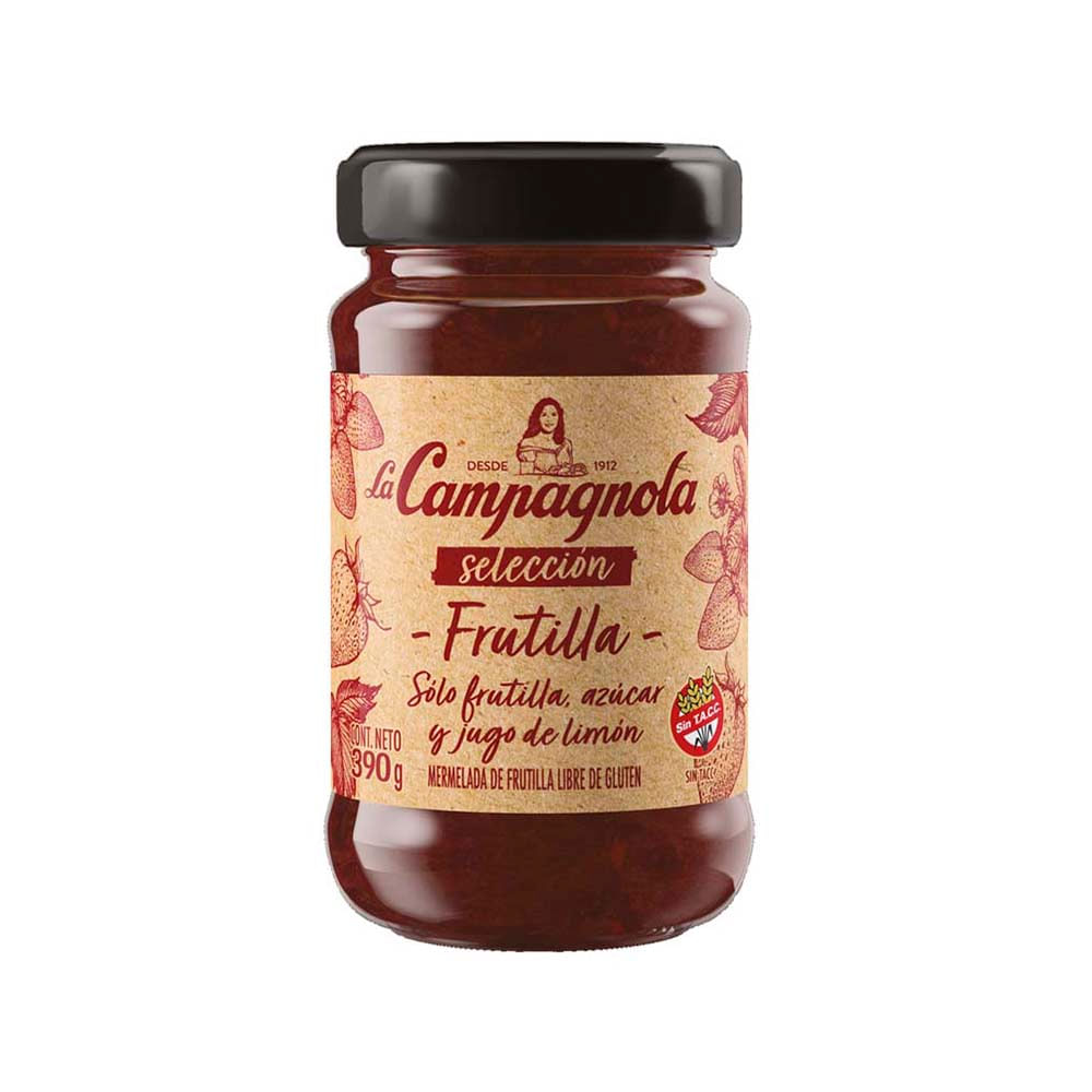 Mermelada Selección Sabor Frutilla 390 Grs La Campagnola