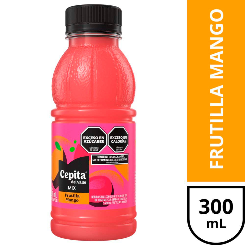 Jugo Sabor Frutilla y Mango 300 Ml Cepita