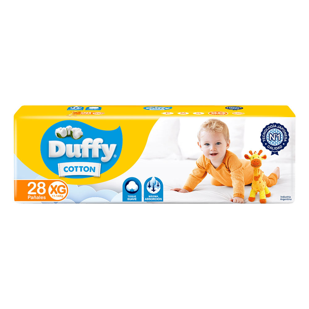 Pañales Cotton XG x 28 Un Duffy