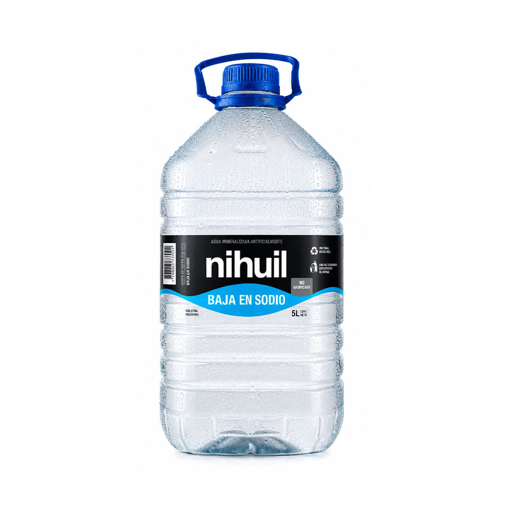 Agua Mineral Nihuil Bajo Sodio 5 Lt