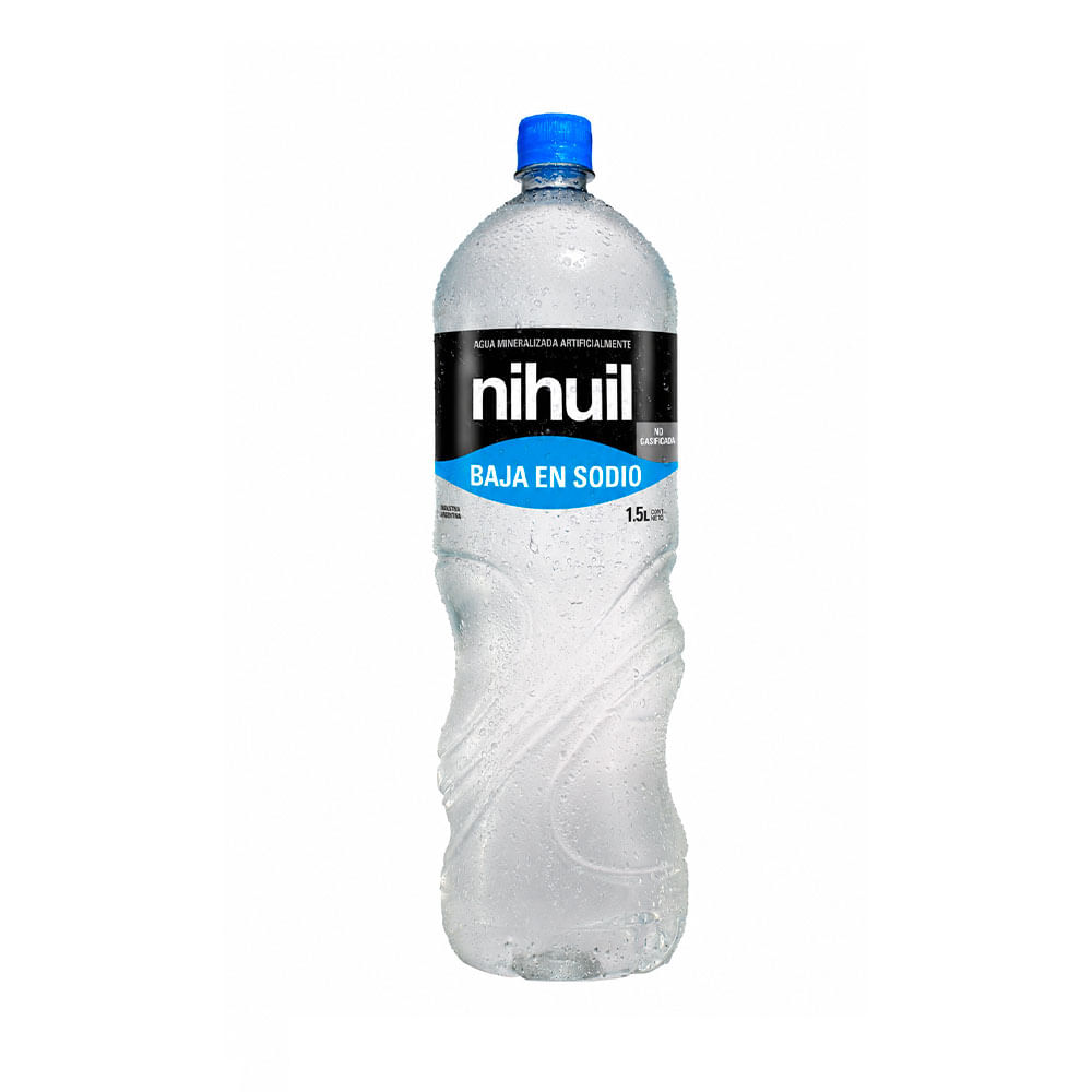 Agua Mineral sin Gas Baja en Sodio 1.5 Lts Nihuil