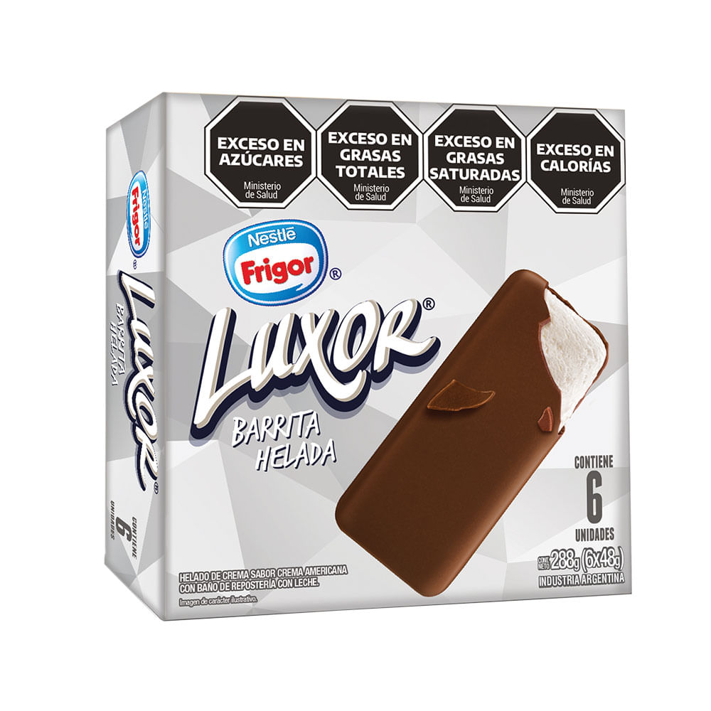 Helado Multipack Luxor Snack X 6.