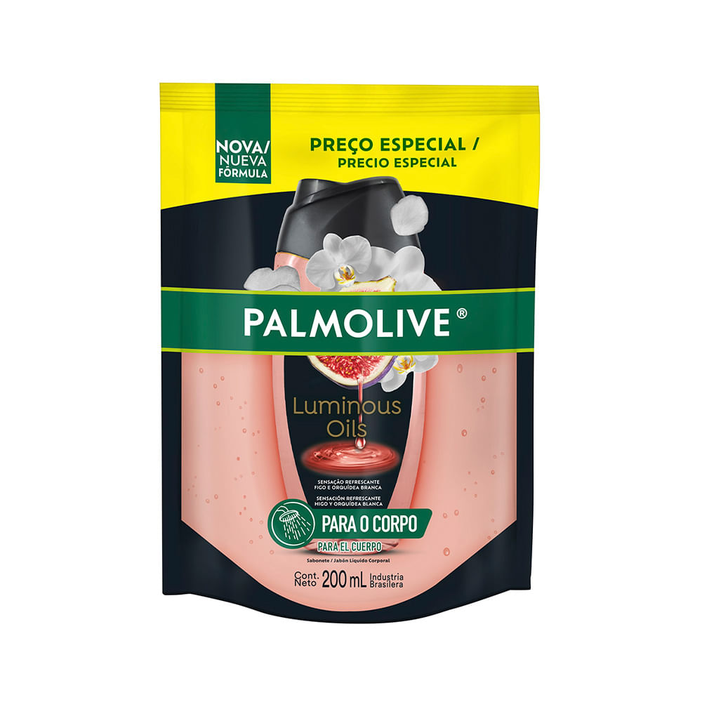 Jabón Líquido Luminous Oils Higo y Orquídea 200 Ml Palmolive