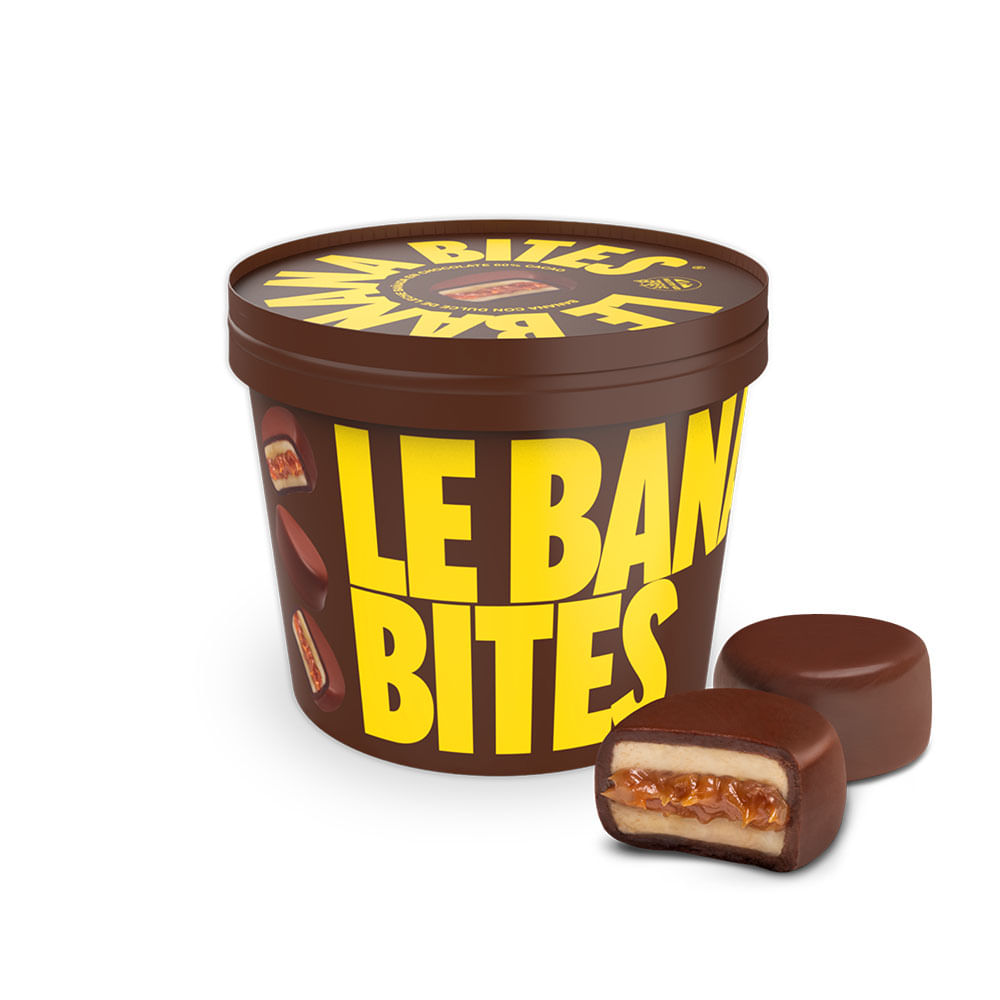 Bombon Le Banana Bites Chocolate 60% Cacao X 150 Grs