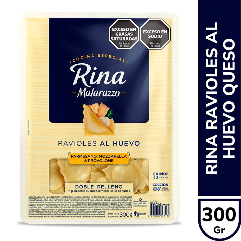 Ravioles Rina Quesos X 300 Gr