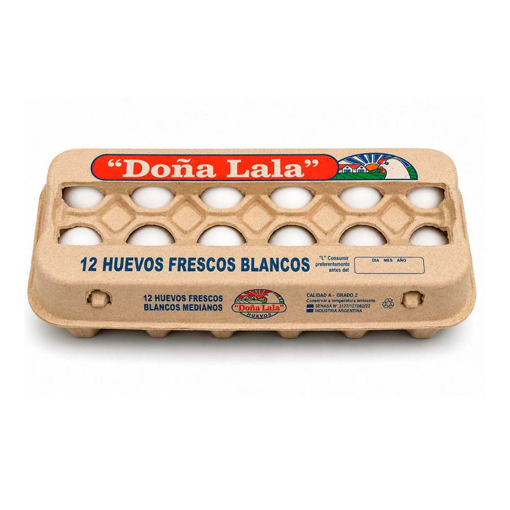 Huevos de Gallina x 12 Un