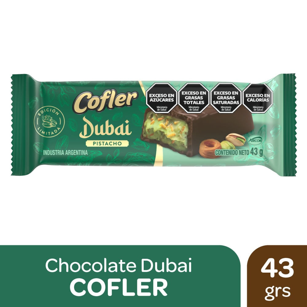 Chocolate Dubai 43 Grs Cofler
