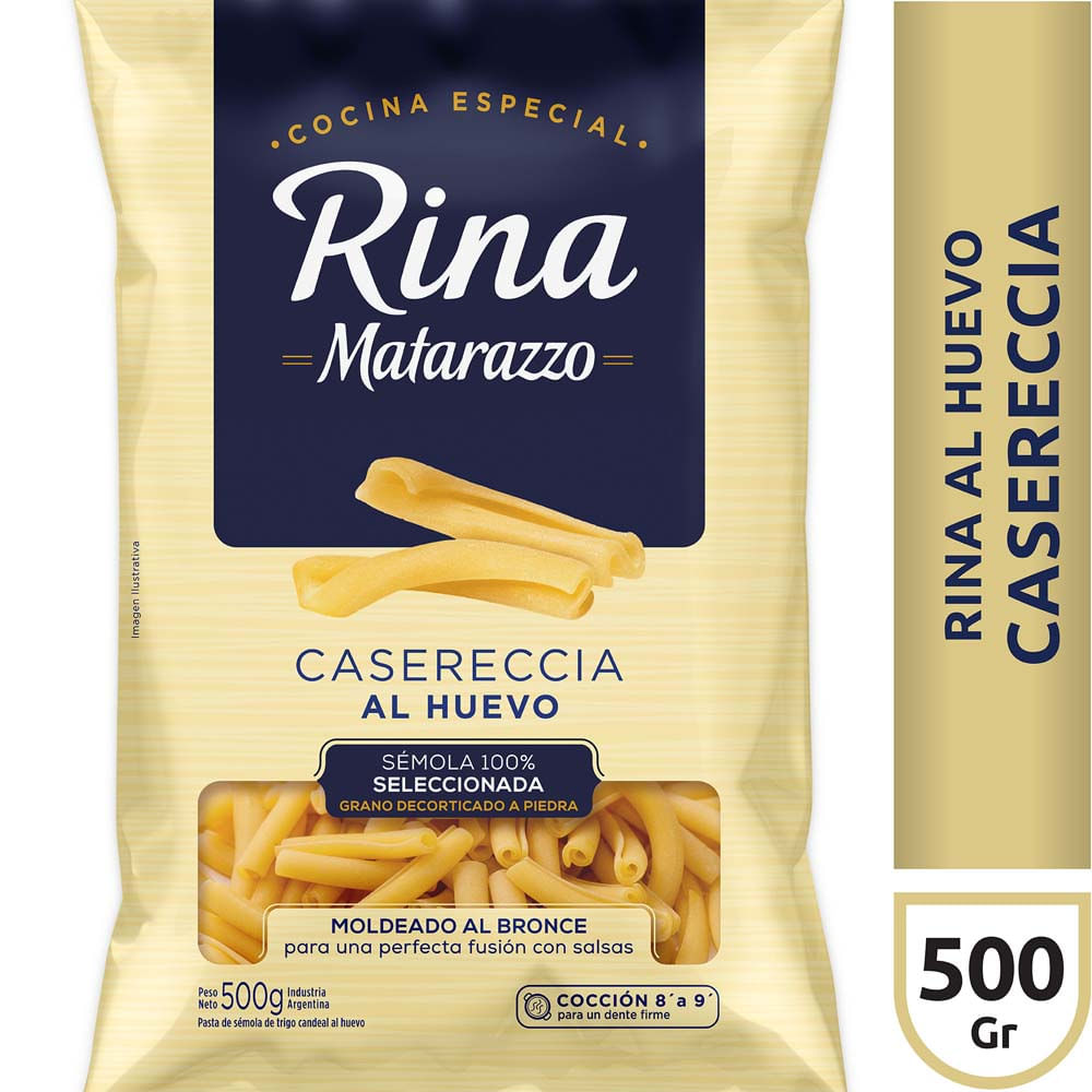 Fideos Casereccia al Huevo 500 Grs Rina