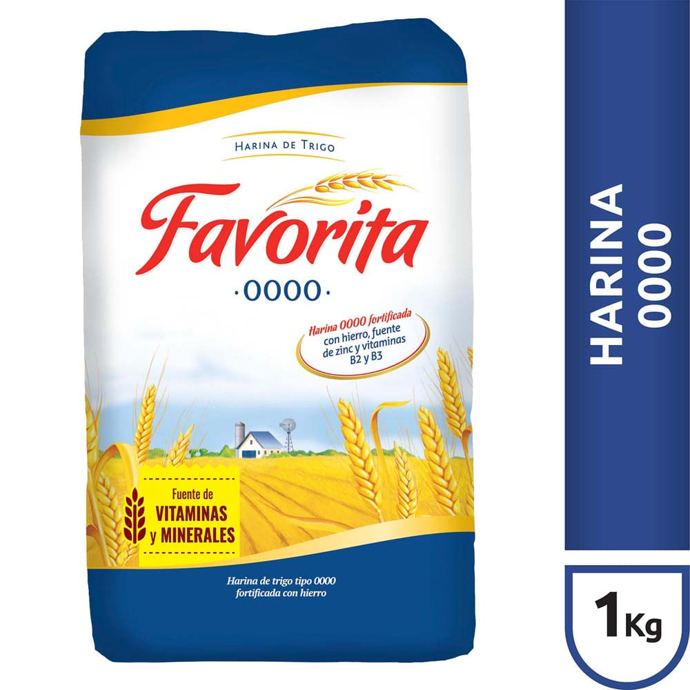 Harina 0000 1 Kg Favorita
