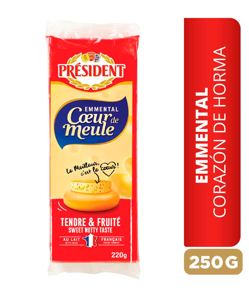 Queso Emmenthal Importado 220 Grs President