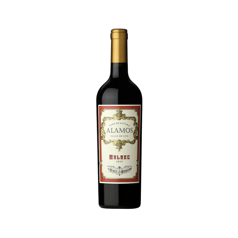 Vino Tinto álamos Selección Malbec 750 Cc