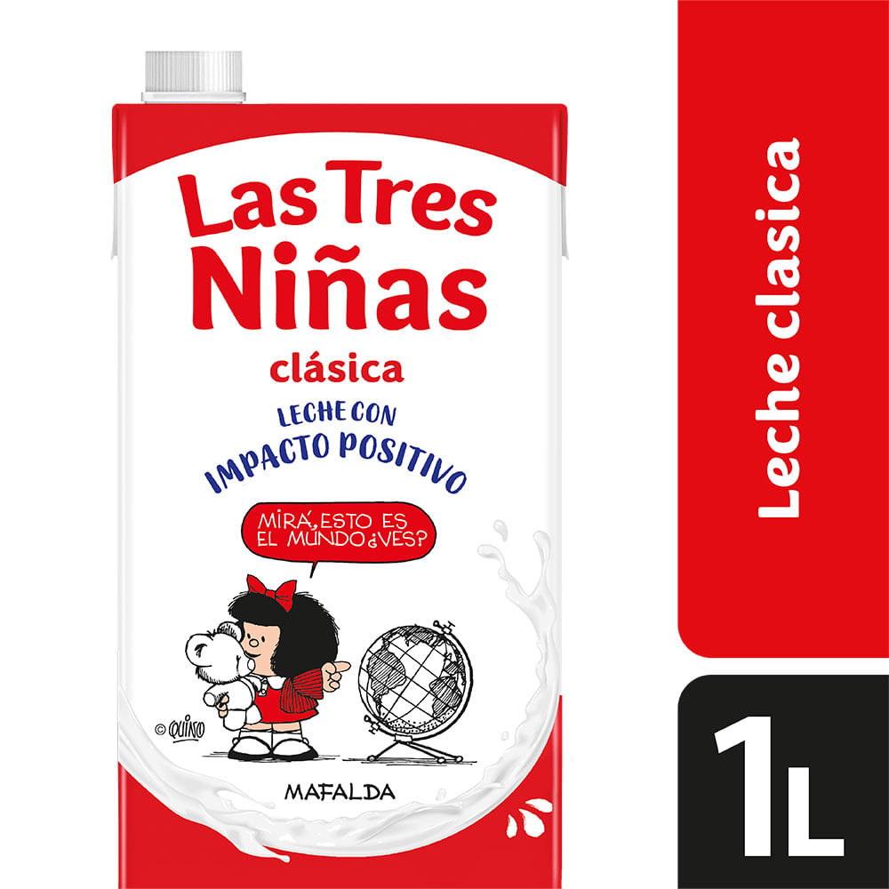 Leche Entera Clásica 1 Lts Las Tres Niñas