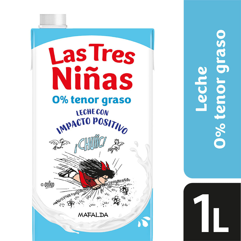 Leche Descremada 1 Lts Las Tres Niñas