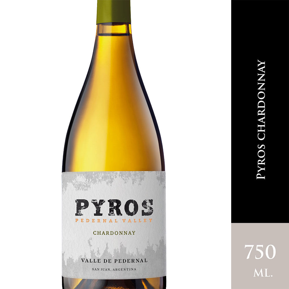 Vino Blanco Chardonnay 750 Cc Pyros