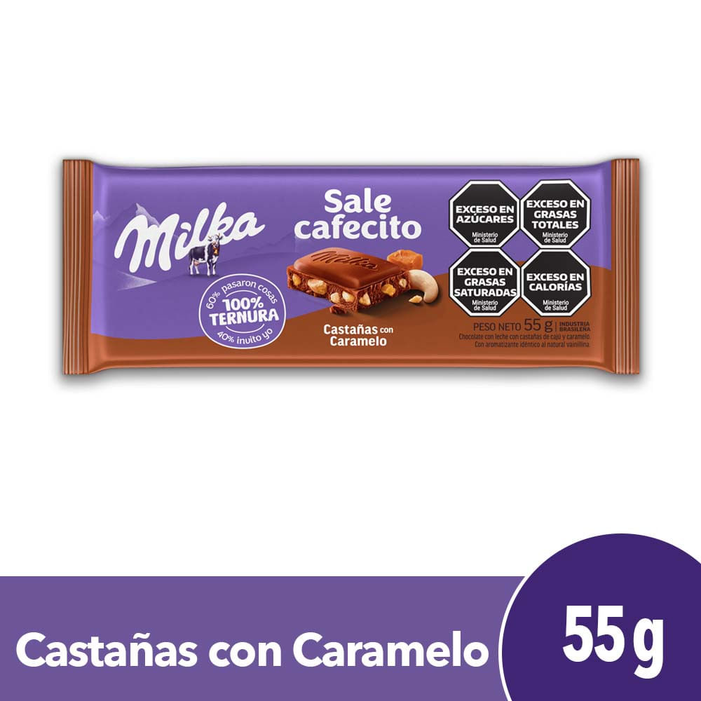 Chocolate Milka Con Castañas 55 Gr