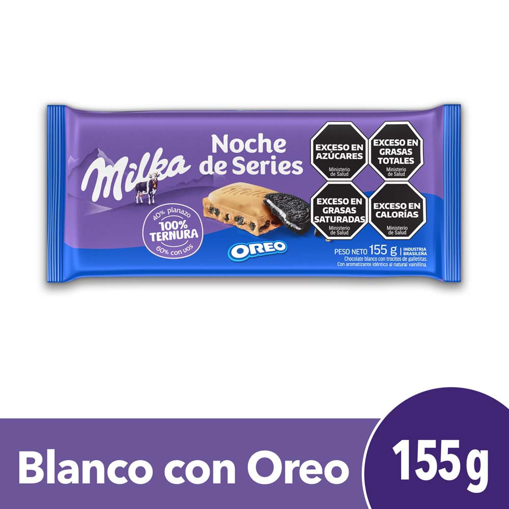 Chocolate Milka Oreo Blanco 155 Gr