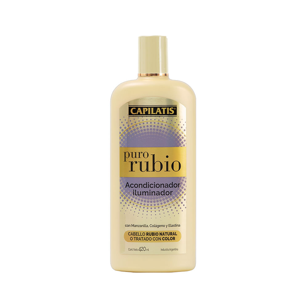 Acondicionador Iluminador Puro Rubio 420 Ml Capilatis