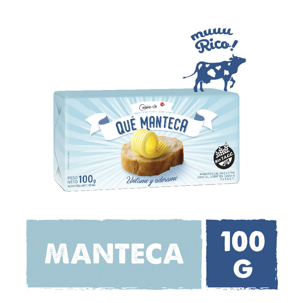Manteca Calidad Extra Con Sal 100gr Cuisine C