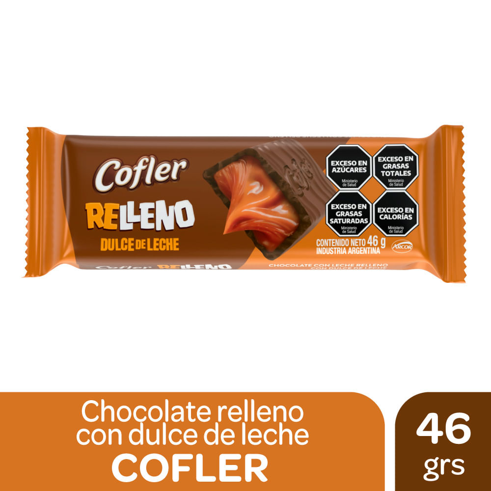 Chocolate de Dulce de Leche 46 Grs Cofler