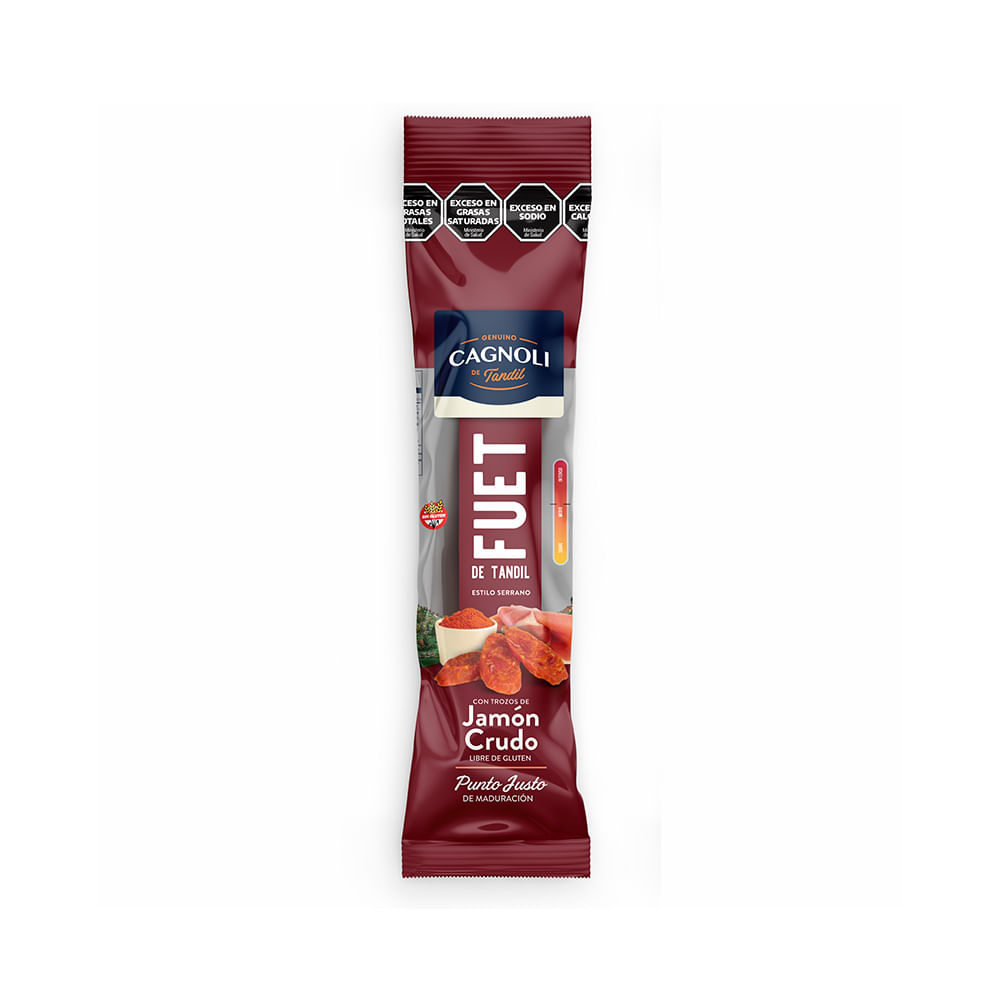 Salame Fuet Serrano de Cerdo 150 Grs Cagnoli