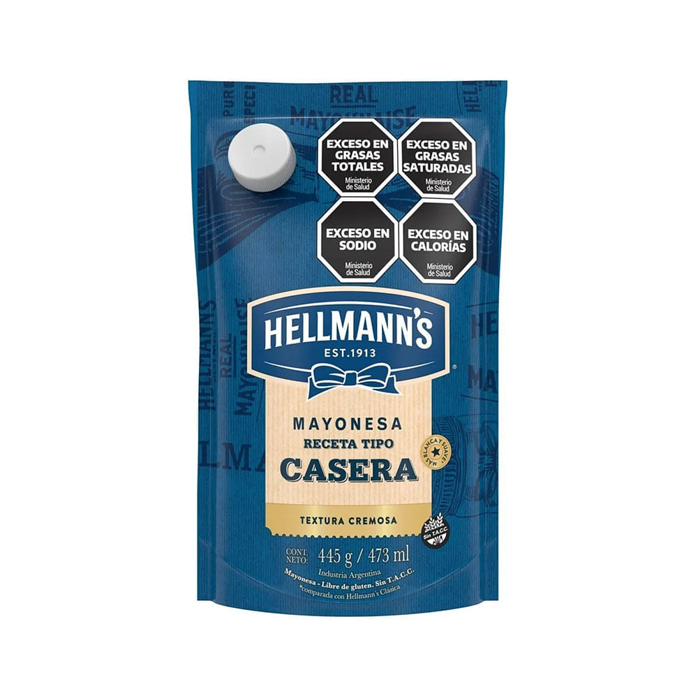 Mayonesa Tipo Casera 445 Grs Hellmann's