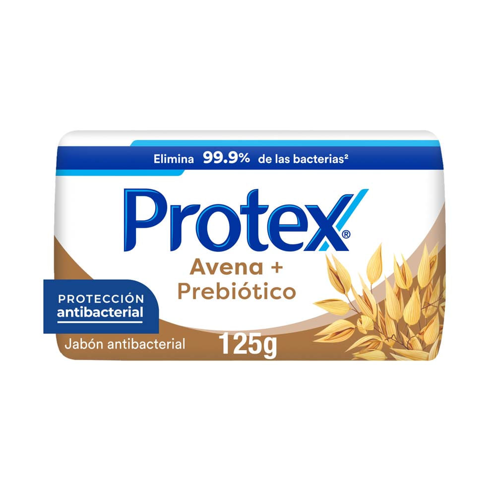 Jabón de Tocador Antibacterial Avena y Prebiótico 125 Grs Protex