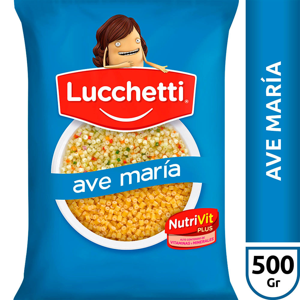 Fideos Ave María 500 Grs Lucchetti