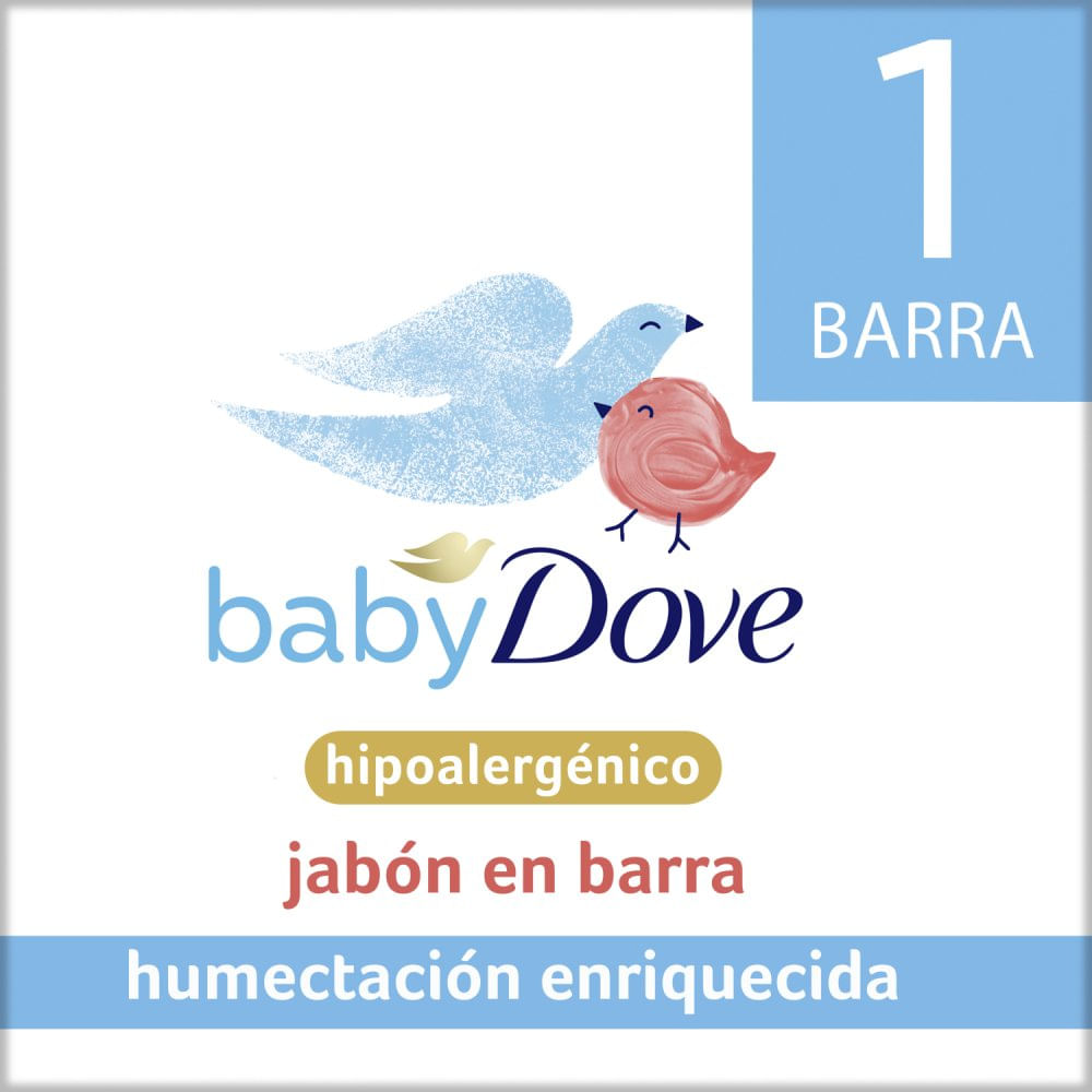 Jabón En Barra Dove Humectación Enriquecida 75 Gr