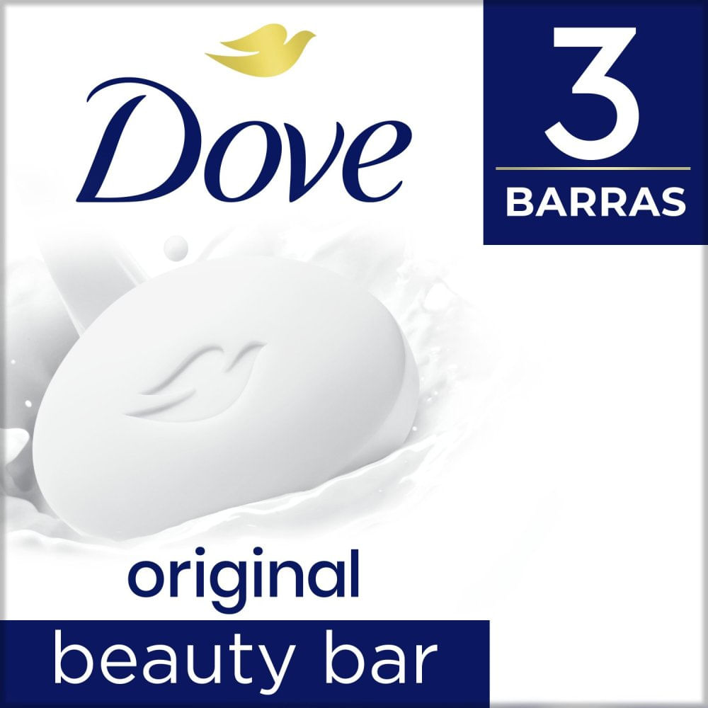 Jabón de Tocador Original 90 Grs x 3 Un Dove