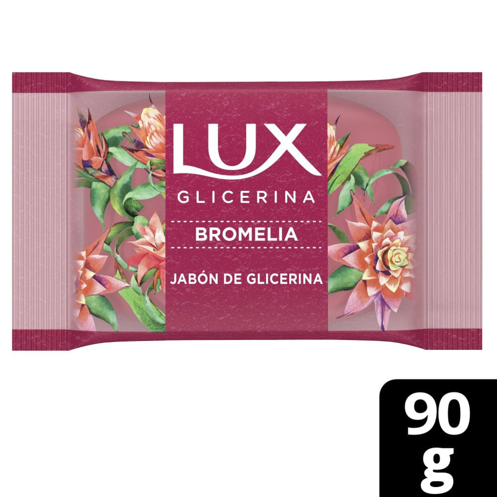 Jabón de Tocador Glicerina Bromelia 90 Grs Lux