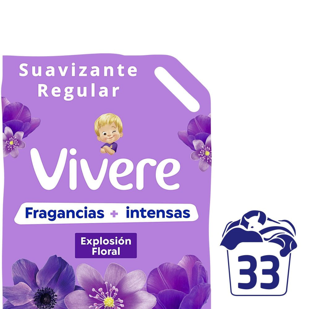 Suavizante para Ropa Explosión Floral 3000 Ml Vivere