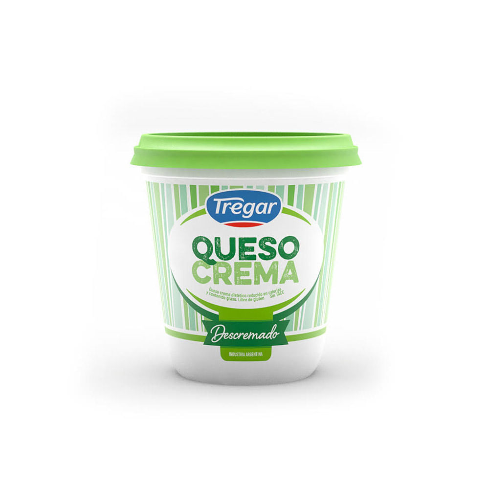 Queso Crema Light x 280 Grs Tregar