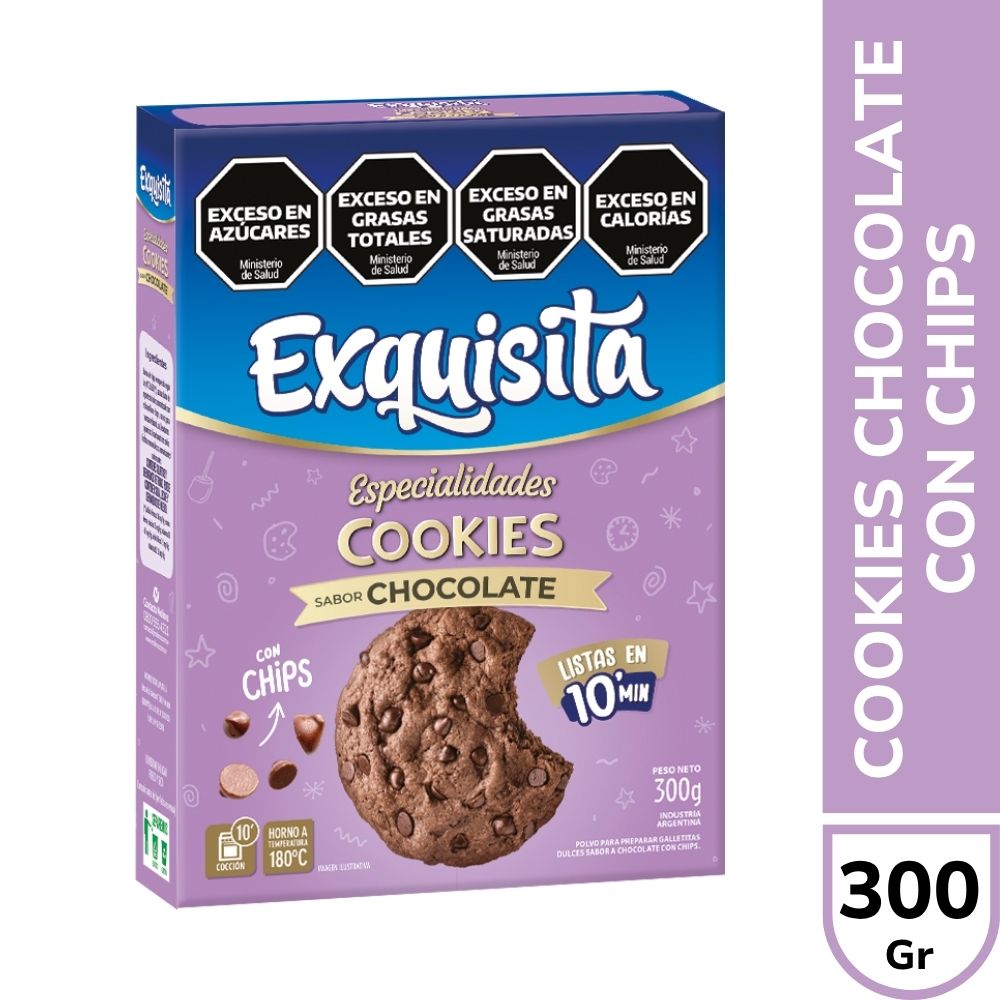 Cookies Exquisita Chocolate Con Chips 300gr