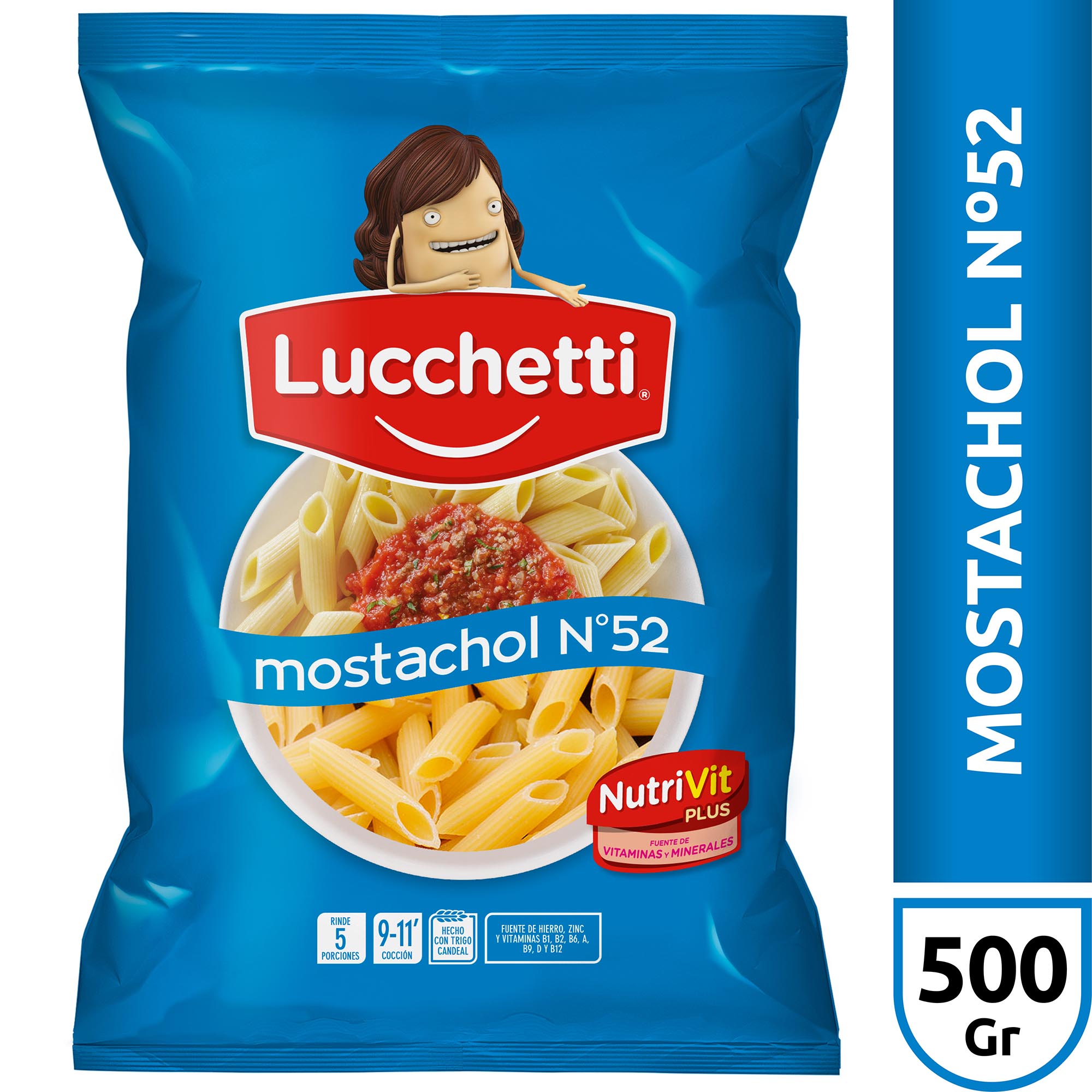 Fideos Mostachol N°51 500 Grs Luchetti