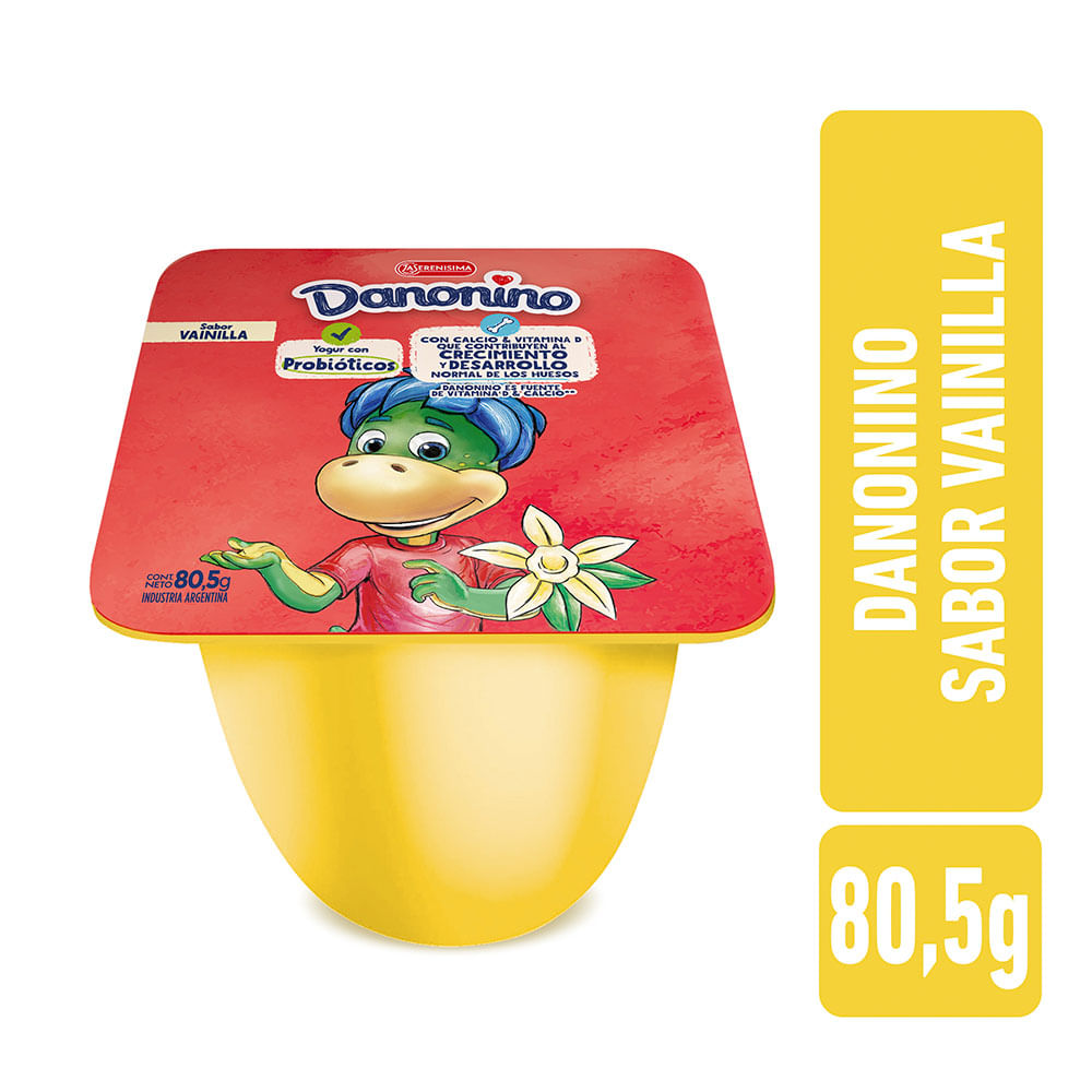 Yogur Sabor Vainilla Batido 80,5 Grs Danonino