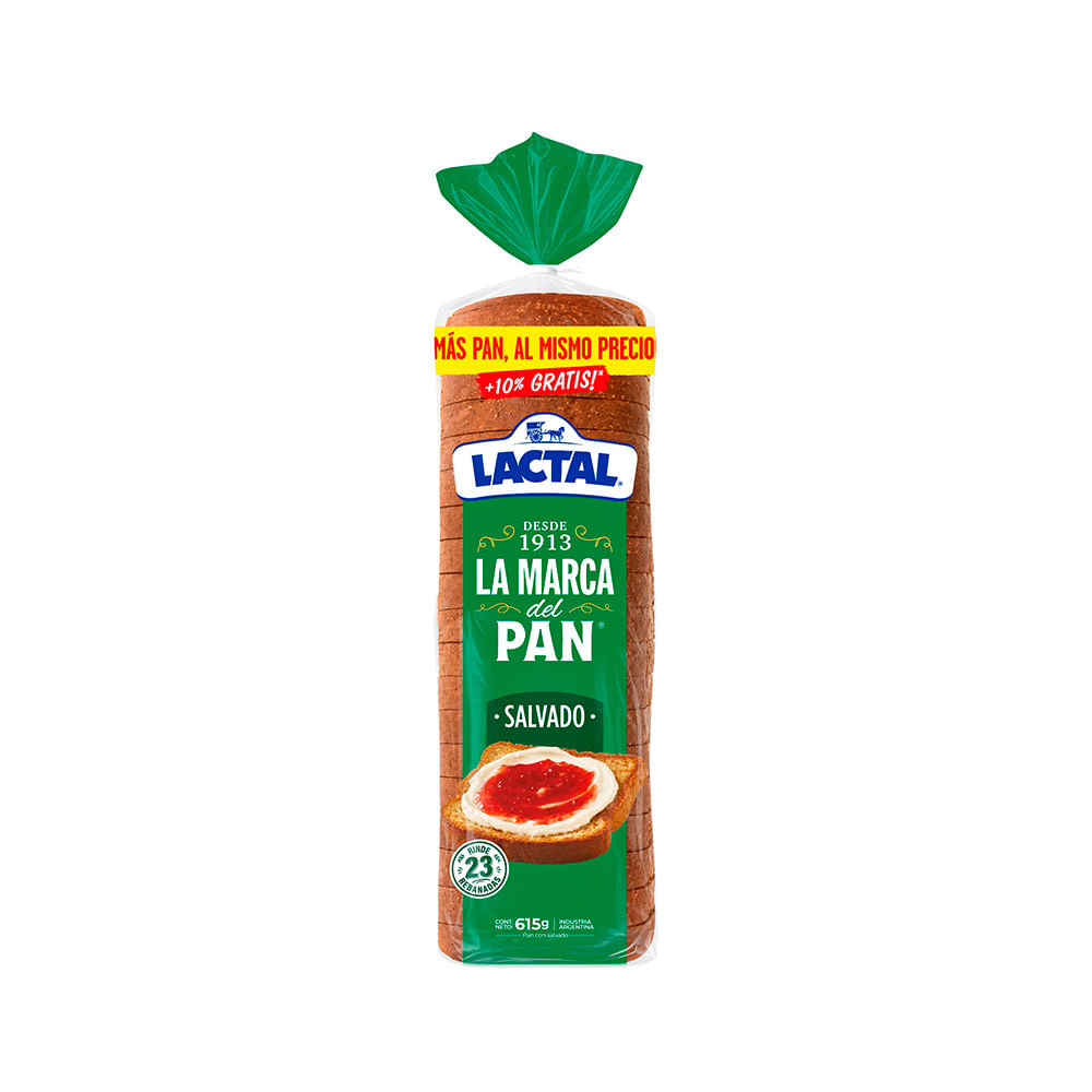 Pan Lactal Salvado X 615 Gr