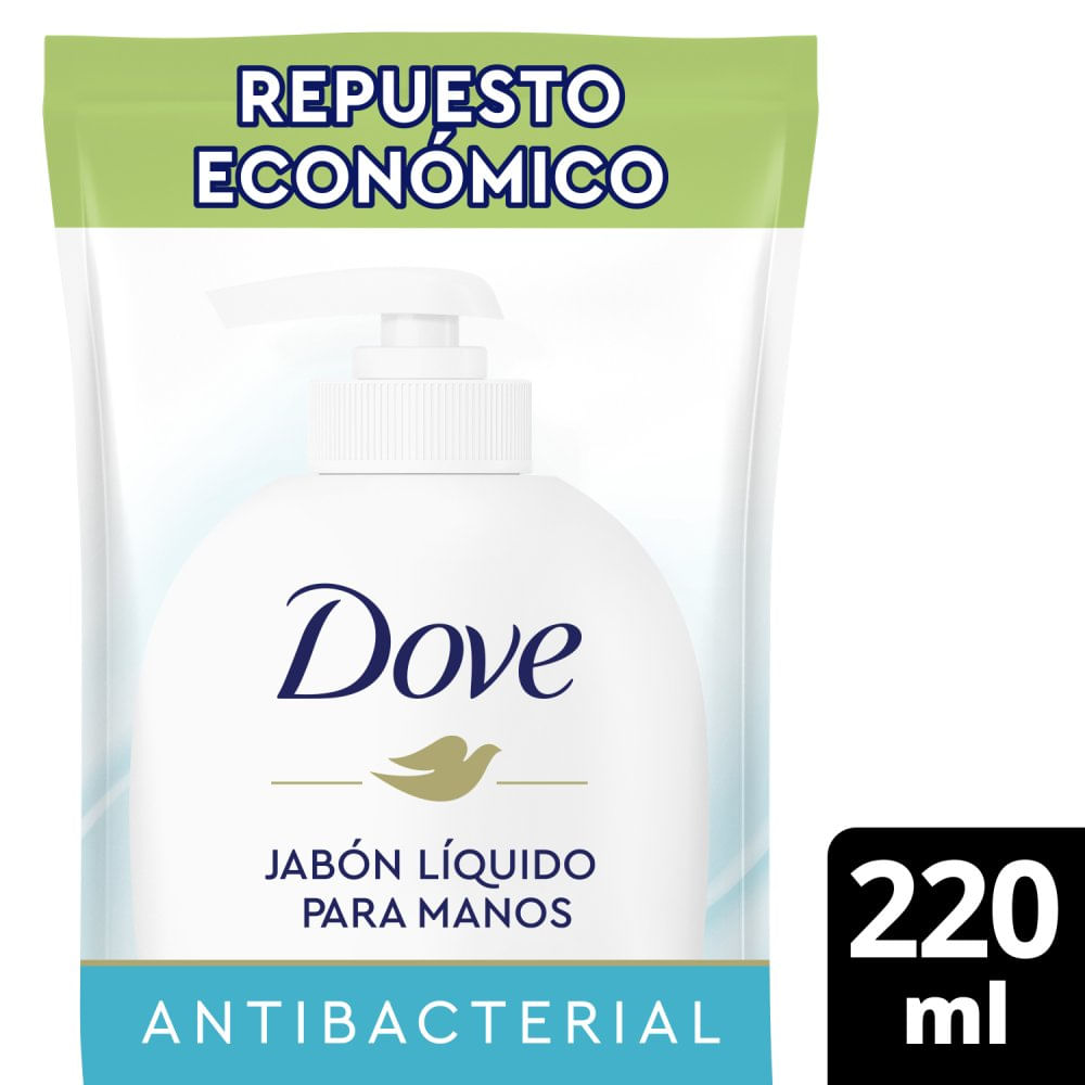 Jabon Liquido Antibacterial Doypack 220 Ml Dove