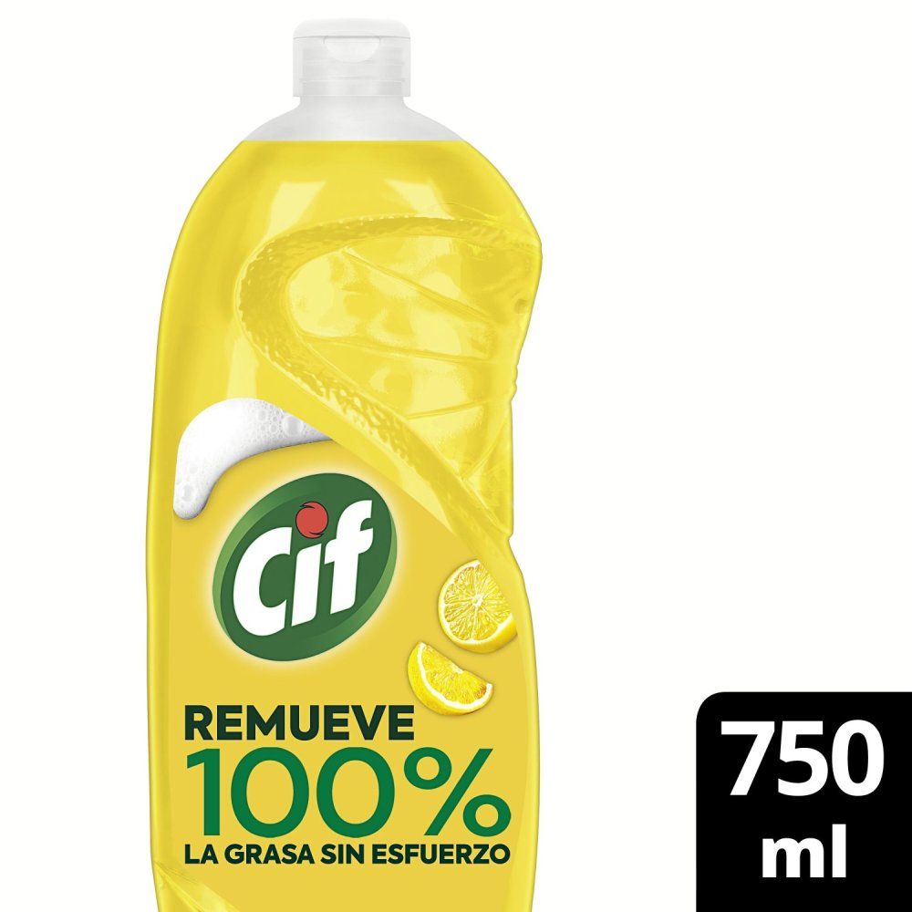 Detergente para Lavavajillas Limón 750 Ml Cif